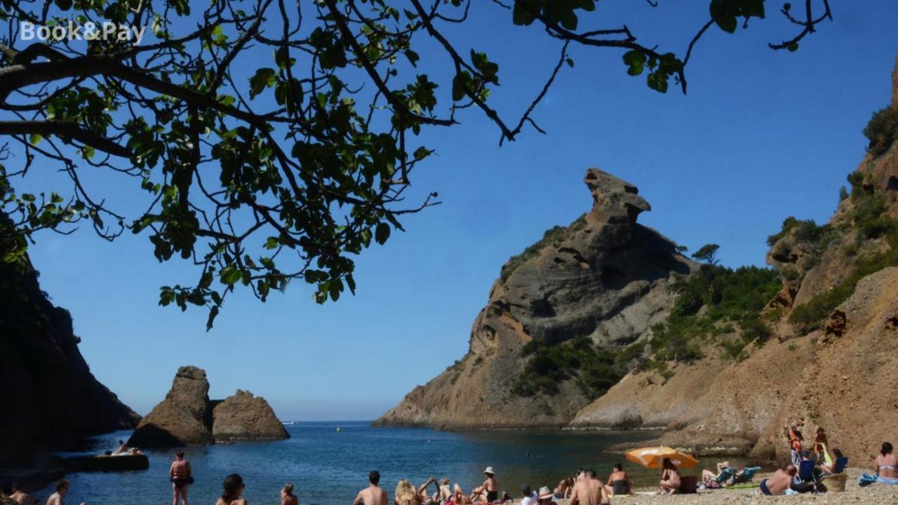 Les Alouettes Studio Avec Terrasse, Garage Et Piscine La Ciotat Kültér fotó